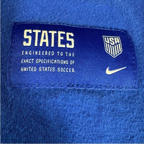 Nike USA Soccer Blue Long Sleeve Ignite T Shirt Size Small Loose Fit - Picture 5 of 12